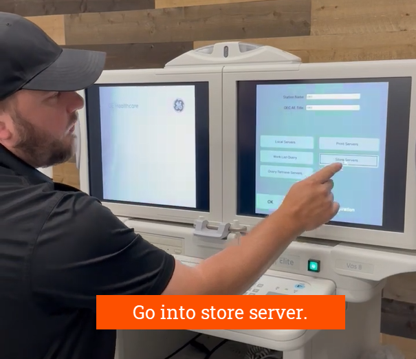 Go into store server