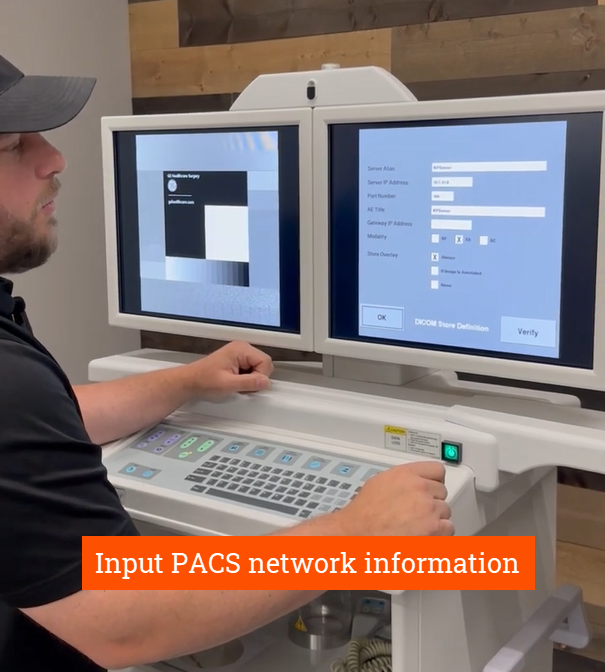 Input Pacs Network configuration on a 9800