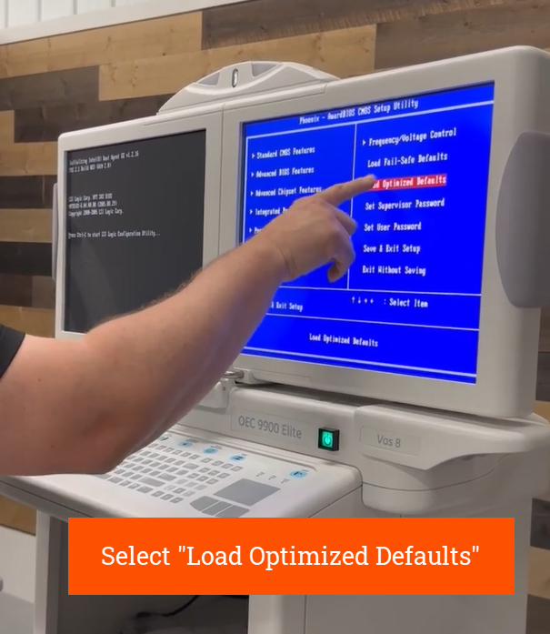 Select Load Optimized Defaults