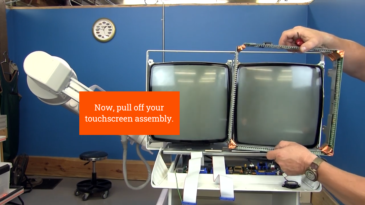 pull off your touchscreen assembly